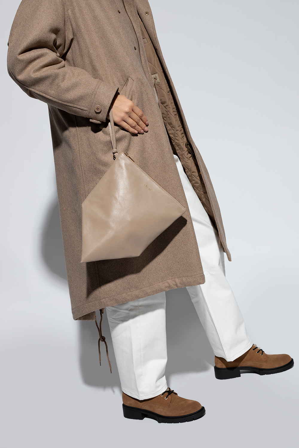 Beige A.P.C. x Suzanne Koller A.P.C. Reiss Hurlingham mini cross